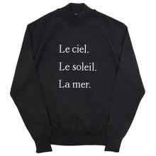 画像をギャラリービューアに読み込む, Blu Bre(ブルブレ)22S/S レタードリブニット ロングスリーブ【ブラック】