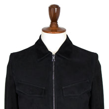 画像をギャラリービューアに読み込む, MOLEC(モレック)ブラックスエードトラッカージャケット【ブラック】国内正規品