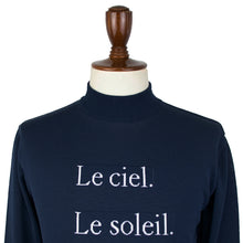 画像をギャラリービューアに読み込む, Blu Bre(ブルブレ)レタード コットン リブニット ロングスリーブ カットソー【ネイビー】国内正規品