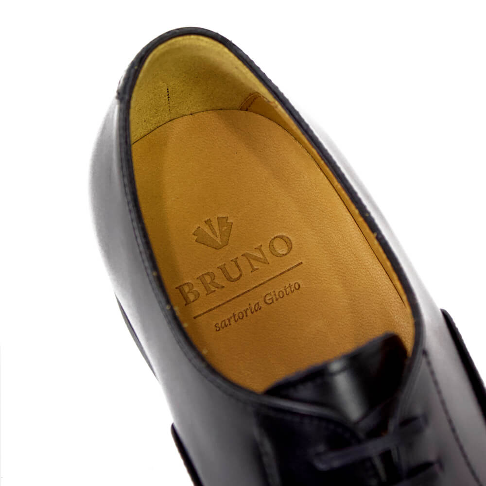 BRUNO(ブルーノ)内羽根 ストレートチップ シューズ【ブラックBLACK】正規販売店