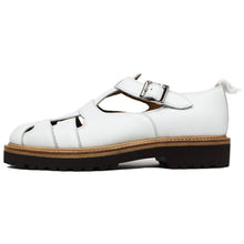 画像をギャラリービューアに読み込む, WH(ダブルエイチ) WHG-0900 レザー グルカサンダル【ホワイトWhite】国内正規品