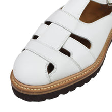 画像をギャラリービューアに読み込む, WH(ダブルエイチ) WHG-0900 レザー グルカサンダル【ホワイトWhite】国内正規品