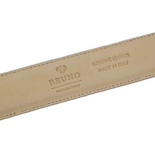 画像をギャラリービューアに読み込む, BRUNO(ブルーノ) レザーベルト メンズ 本革 ビジネス【ブラックBLACK】正規販売店