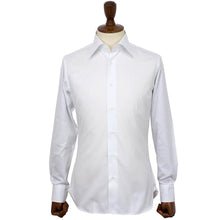 画像をギャラリービューアに読み込む, BRUNO(ブルーノ)THOMAS MASON トーマスメイソン セミワイドカラー オックスフォード シャツ【ホワイトWhite】正規販売店