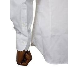 画像をギャラリービューアに読み込む, BRUNO(ブルーノ)THOMAS MASON トーマスメイソン セミワイドカラー オックスフォード シャツ【ホワイトWhite】正規販売店