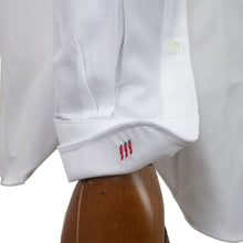 画像をギャラリービューアに読み込む, BRUNO(ブルーノ)THOMAS MASON トーマスメイソン セミワイドカラー オックスフォード シャツ【ホワイトWhite】正規販売店