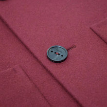 画像をギャラリービューアに読み込む, hevo(イーヴォ)CONVERSANOコンヴェルサーノ ウールメルトン チェスターフィールドコート ロングコート シングルコート ラグランスリーブ【ボルドー】国内正規品