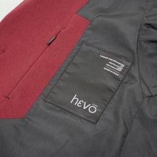 画像をギャラリービューアに読み込む, hevo(イーヴォ)CONVERSANOコンヴェルサーノ ウールメルトン チェスターフィールドコート ロングコート シングルコート ラグランスリーブ【ボルドー】国内正規品