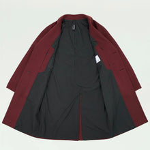 画像をギャラリービューアに読み込む, hevo(イーヴォ)CONVERSANOコンヴェルサーノ ウールメルトン チェスターフィールドコート ロングコート シングルコート ラグランスリーブ【ボルドー】国内正規品