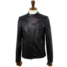 画像をギャラリービューアに読み込む, MOLEC(モレック)プロンジェラムレザー セミダブル ライダースジャケット【ブラックBLACK】国内正規品