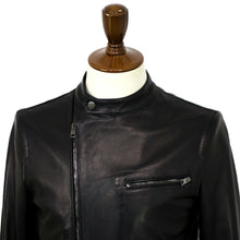 画像をギャラリービューアに読み込む, MOLEC(モレック)プロンジェラムレザー セミダブル ライダースジャケット【ブラックBLACK】国内正規品