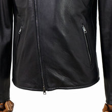 画像をギャラリービューアに読み込む, MOLEC(モレック)プロンジェラムレザー セミダブル ライダースジャケット【ブラックBLACK】国内正規品