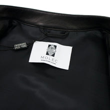 画像をギャラリービューアに読み込む, MOLEC(モレック)プロンジェラムレザー セミダブル ライダースジャケット【ブラックBLACK】国内正規品