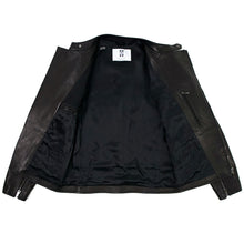 画像をギャラリービューアに読み込む, MOLEC(モレック)プロンジェラムレザー セミダブル ライダースジャケット【ブラックBLACK】国内正規品