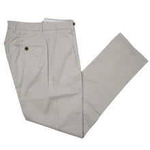 画像をギャラリービューアに読み込む, BERWICH(ベルウィッチ)SAKE 1P サケ 1プリーツ ヘリンボーン柄 コットン パンツ【ホワイトWHITE】国内正規品