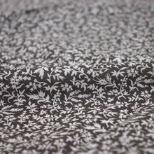 画像をギャラリービューアに読み込む, ORIAN(オリアン)「MARMY」プラント柄 コットン オープンカラー 半袖シャツ【チャコール×ホワイト】国内正規品