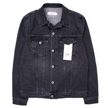 画像をギャラリービューアに読み込む, YCHAI(イカイ)YCU002 ウォッシュド ストレッチデニムジャケット Gジャン【ブラックBLACK】国内正規品
