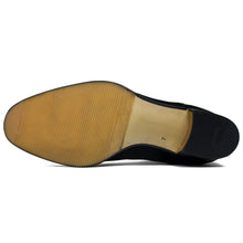 画像をギャラリービューアに読み込む, WH(ダブルエイチ) 6900S スエード レザー ハギンググッドイヤー サイドゴアブーツ vibramビブラム ハーフラバーソール【ブラックBLACK】国内正規品