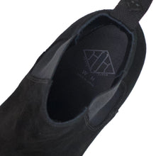 画像をギャラリービューアに読み込む, WH(ダブルエイチ) 6900S スエード レザー ハギンググッドイヤー サイドゴアブーツ vibramビブラム ハーフラバーソール【ブラックBLACK】国内正規品