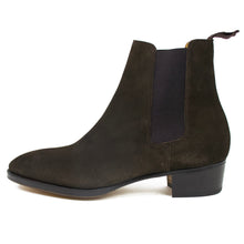 画像をギャラリービューアに読み込む, WH(ダブルエイチ) 6900S スエード レザー ハギンググッドイヤー サイドゴアブーツ vibramビブラム ハーフラバーソール【ブラウンT.MORO】国内正規品