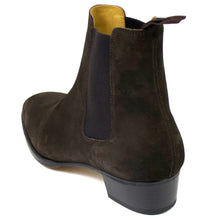 画像をギャラリービューアに読み込む, WH(ダブルエイチ) 6900S スエード レザー ハギンググッドイヤー サイドゴアブーツ vibramビブラム ハーフラバーソール【ブラウンT.MORO】国内正規品