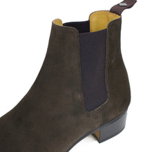 画像をギャラリービューアに読み込む, WH(ダブルエイチ) 6900S スエード レザー ハギンググッドイヤー サイドゴアブーツ vibramビブラム ハーフラバーソール【ブラウンT.MORO】国内正規品