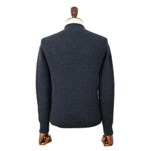 画像をギャラリービューアに読み込む, Drumohr(ドルモア)D4W105AR ラムズウール ケーブル編み モックネック ニット【チャコールCHARCOAL】国内正規品