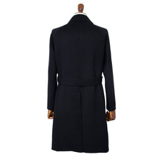 画像をギャラリービューアに読み込む, Finjack(フィンジャック)カシミヤ ベルテッド ステンカラーコート【ブラックBLACK】国内正規品