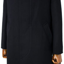 画像をギャラリービューアに読み込む, Finjack(フィンジャック)カシミヤ ベルテッド ステンカラーコート【ブラックBLACK】国内正規品