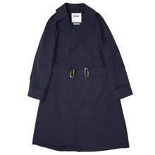画像をギャラリービューアに読み込む, Valstar(ヴァルスター)コットンギャバジン ベルテッド タイロッケン コート【ネイビーNAVY】国内正規品