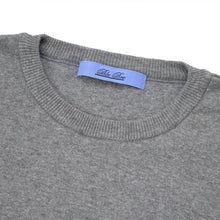 画像をギャラリービューアに読み込む, Blu Bre(ブルブレ)コットン クルーネック ロングスリーブ ニットTシャツ【グレー】国内正規品