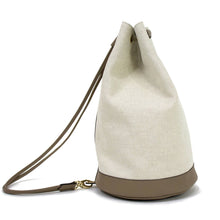 画像をギャラリービューアに読み込む, Cisei(シセイ)BG/LD キャンバス×シュリンクレザー ワンショルダー バッグ【NATUREL×TAUPE】国内正規品