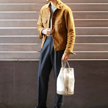 画像をギャラリービューアに読み込む, Cisei(シセイ)BG/LD キャンバス×シュリンクレザー ワンショルダー バッグ【NATUREL×TAUPE】国内正規品