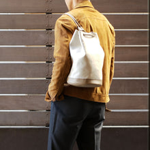 画像をギャラリービューアに読み込む, Cisei(シセイ)BG/LD キャンバス×シュリンクレザー ワンショルダー バッグ【NATUREL×TAUPE】国内正規品