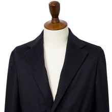 画像をギャラリービューアに読み込む, Finjack(フィンジャック) ウール カシミヤ ベルテッド チェスターコート【ネイビーNAVY】国内正規品