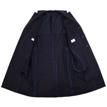 画像をギャラリービューアに読み込む, Finjack(フィンジャック) ウール カシミヤ ベルテッド チェスターコート【ネイビーNAVY】国内正規品