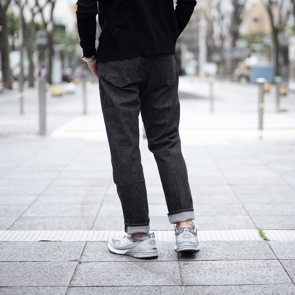 YCHAI(イカイ)ROBUSTO ロブスト YPU004 2DS0017B 5ポケット ストレッチ デニムパンツ 【ブラックBLACK】国内正規品