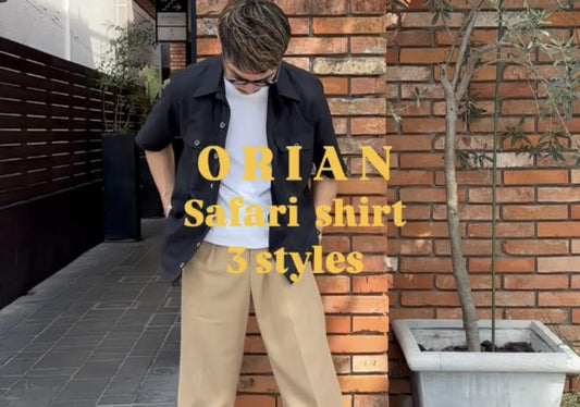 【 ORIAN（オリアン） サファリシャツ 】