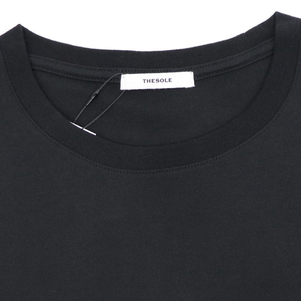 THE SOLE（ザソール）スビンコットン Tシャツ【ブラック】国内正規品