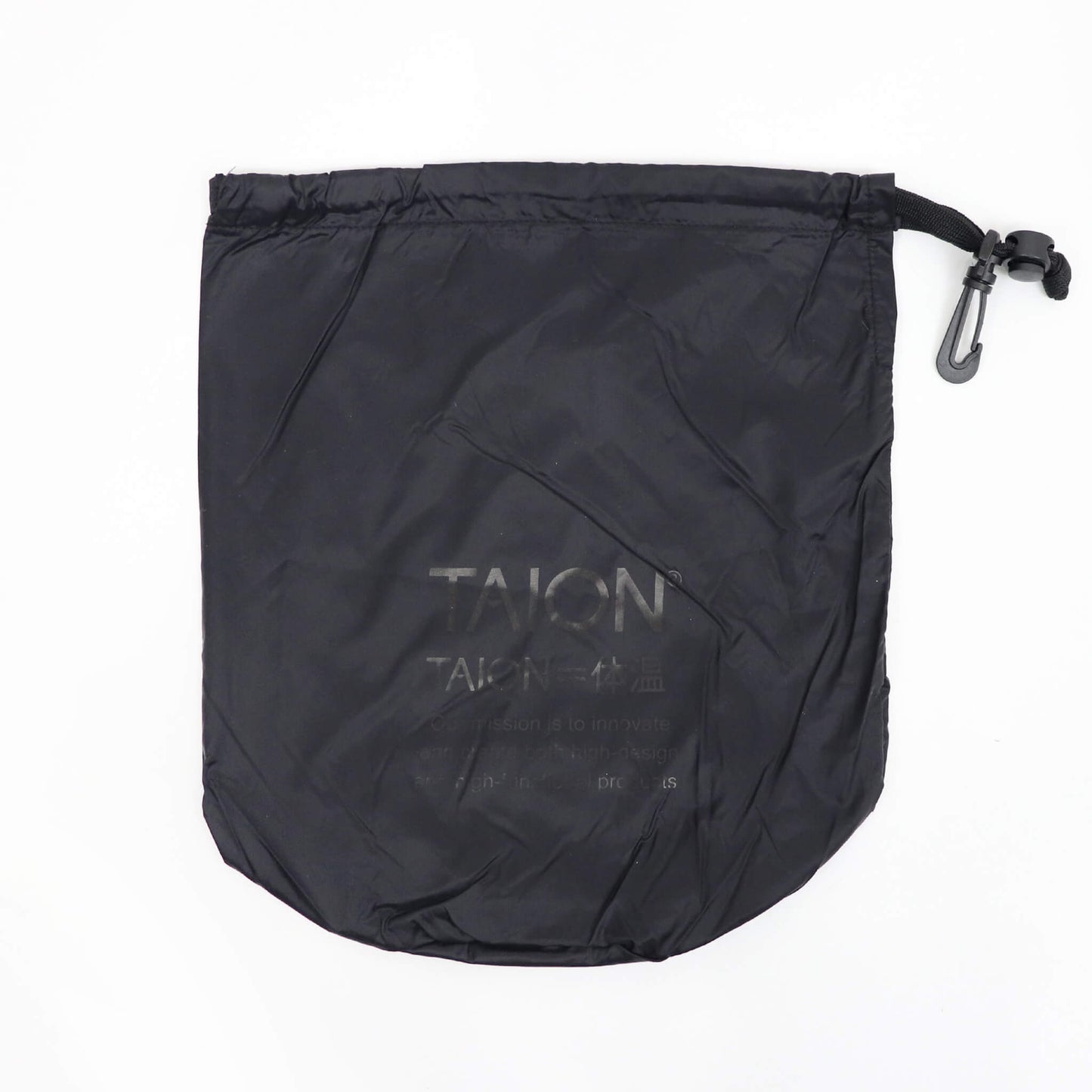 TAION（タイオン）VネックWジップ ダウンジャケット ソフトシェル【グレーベージュ】国内正規品