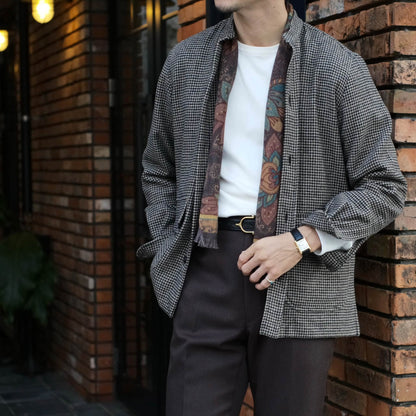 Errico Formicola（エリコ フォルミコラ）スタンドカラージャケット【ベージュ】国内正規品