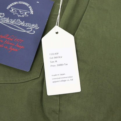 BARNSTORMER（バーンストーマー）DRESS FATIGUE PANTS ドレスファティーグ へリンボーン パンツ 1333-KSP【オリーブ】国内正規品