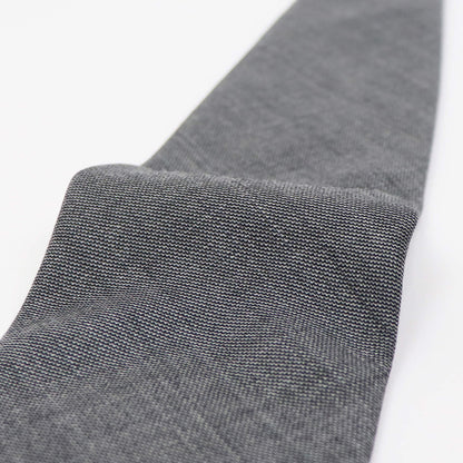 BRUNO（ブルーノ）スフォデラートトレピエゲ ウールタイ DORMEUIL / ドーメル 生地使用 トレピエゲ 三つ折り ウール ネクタイ【ライトグレー】正規販売店