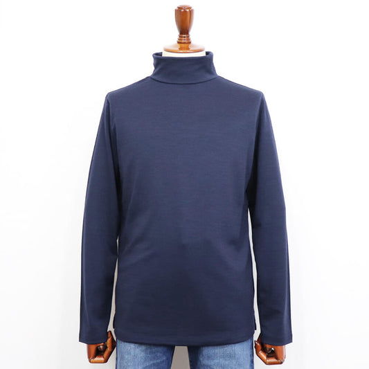 nomiamo（ノミアモ）ウォッシャブルウールタートルネック 【ネイビー】国内正規品