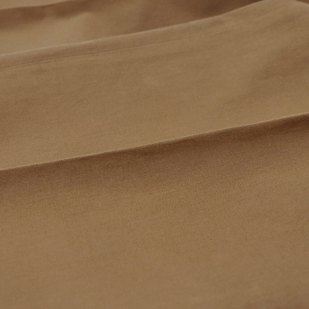 BORELIO（ボレリオ）ワンプリーツ テーパード コットンパンツ【テラコッタ】国内正規品