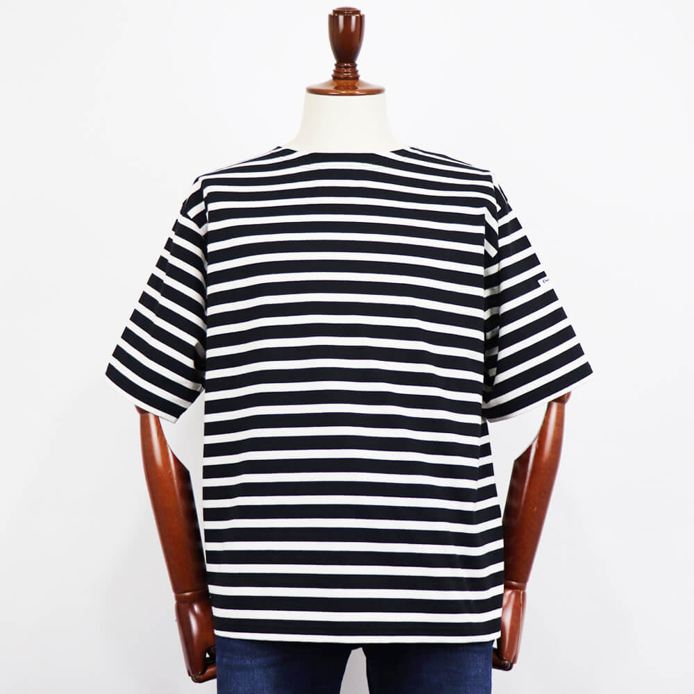 ORCIVAL（オーシバル）半袖 ボーダーTシャツ【ブラック×エクリュ】国内正規品