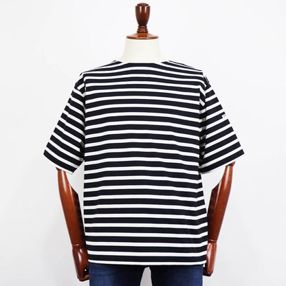 ORCIVAL（オーシバル）半袖 ボーダーTシャツ【ブラック×エクリュ】国内正規品