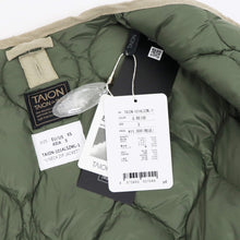 画像をギャラリービューアに読み込む, TAION（タイオン）VネックWジップ ダウンジャケット ソフトシェル【グレーベージュ】国内正規品
