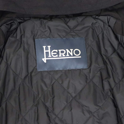 HERNO（ヘルノ）ミリタリーコート モッズコート【ブラック】国内正規品