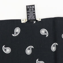 画像をギャラリービューアに読み込む, Bleck（ブレック）ペイズリー柄 コットンリネンシルクストール【ブラック】国内正規品
